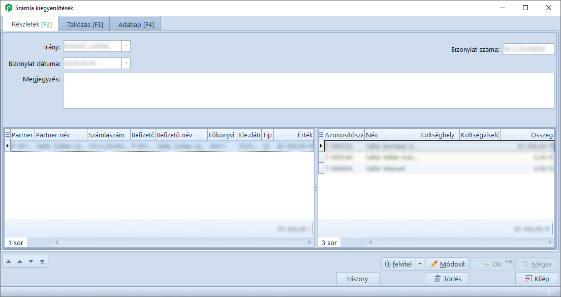 SzamlaKiegyenlitesek