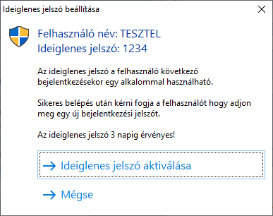 JelszoIdeiglenes